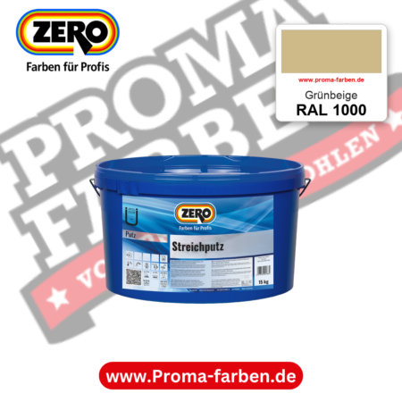 ZERO Streichputz RAL 1000 Grünbeige – im ZERO-MiX-System, online kaufen bei Proma Farben