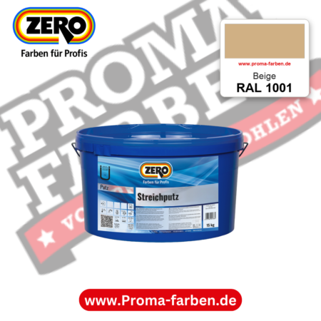 ZERO Streichputz RAL 1001 Beige – im ZERO-MiX-System, online kaufen bei Proma Farben