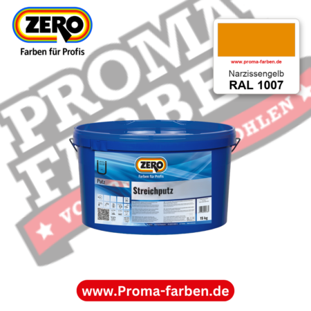 ZERO Streichputz RAL 1007 Narzissengelb – im ZERO-MiX-System, online kaufen bei Proma Farben