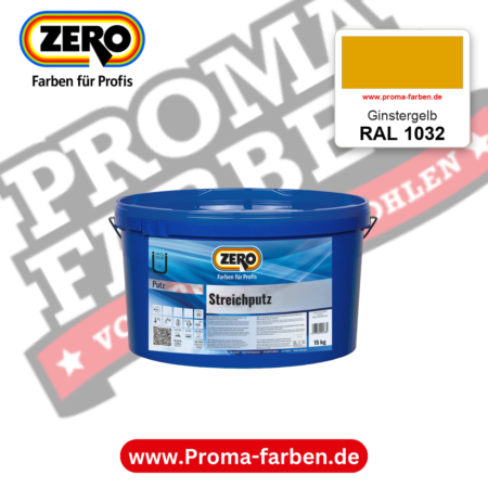 ZERO Streichputz RAL 1032 Ginstergelb – im ZERO-MiX-System, online kaufen bei Proma Farben