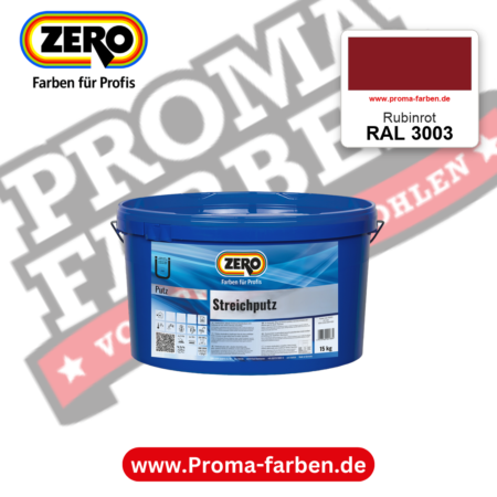 ZERO Streichputz RAL 3003 Rubinrot – im ZERO-MiX-System, online kaufen bei Proma Farben