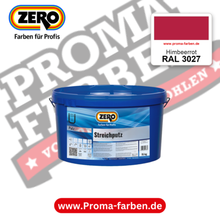 ZERO Streichputz RAL 3027 Himbeerrot – im ZERO-MiX-System, online kaufen bei Proma Farben