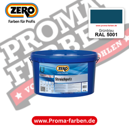 ZERO Streichputz RAL 5001 Grünblau – im ZERO-MiX-System, online kaufen bei Proma Farben