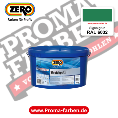 ZERO Streichputz RAL 6032 Signalgrün – im ZERO-MiX-System, online kaufen bei Proma Farben
