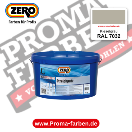ZERO Streichputz RAL 7032 Kieselgrau – im ZERO-MiX-System, online kaufen bei Proma Farben