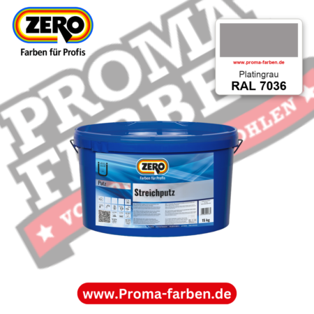 ZERO Streichputz RAL 7036 Platingrau – im ZERO-MiX-System, online kaufen bei Proma Farben