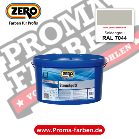 ZERO Streichputz RAL 7044 Seidengrau – im ZERO-MiX-System, online kaufen bei Proma Farben