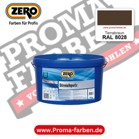 ZERO Streichputz RAL 8028 Terrabraun – im ZERO-MiX-System, online kaufen bei Proma Farben