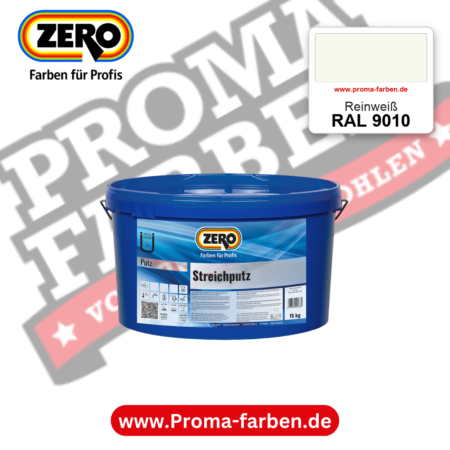 ZERO Streichputz RAL 9010 Reinweiß – im ZERO-MiX-System, online kaufen bei Proma Farben