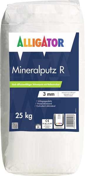 Alligator Mineralputz R – 25 kg – mineralischer Rillenputz, online kaufen bei Proma Farben