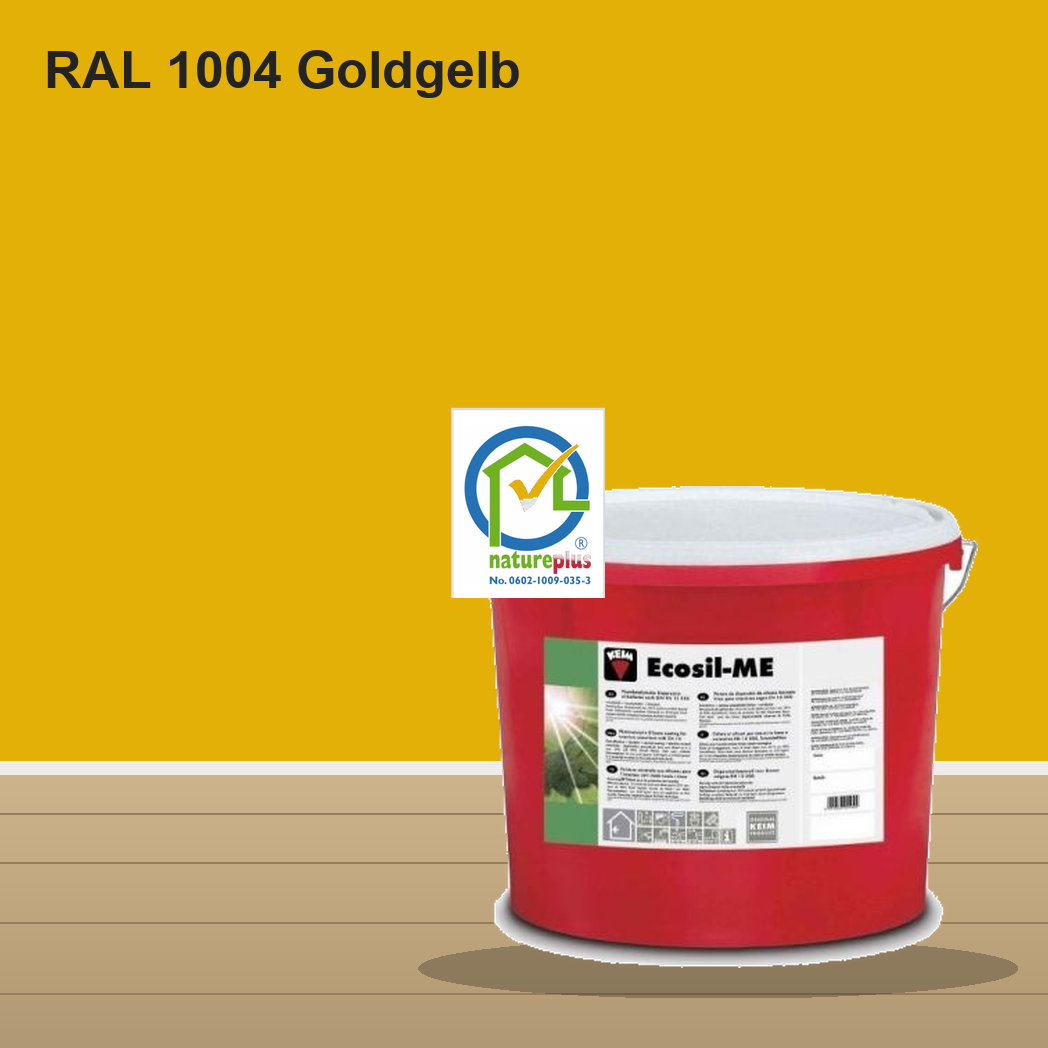 KEIM Ecosil-ME Wandfarbe RAL 1004 Goldgelb – mineralische Silikat-Innenfarbe, online kaufen bei Proma Farben
