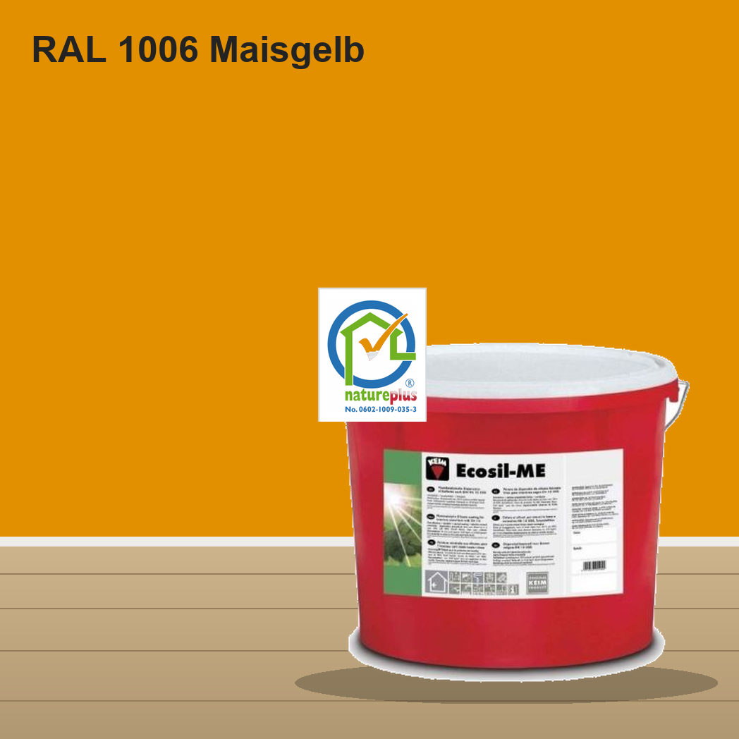 KEIM Ecosil-ME Wandfarbe RAL 1006 Maisgelb – mineralische Silikat-Innenfarbe, online kaufen bei Proma Farben