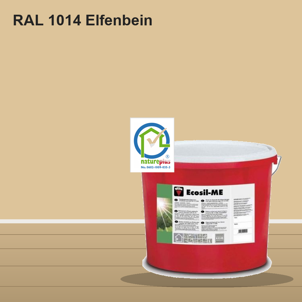 KEIM Ecosil-ME Wandfarbe RAL 1014 Elfenbein – mineralische Silikat-Innenfarbe, online kaufen bei Proma Farben