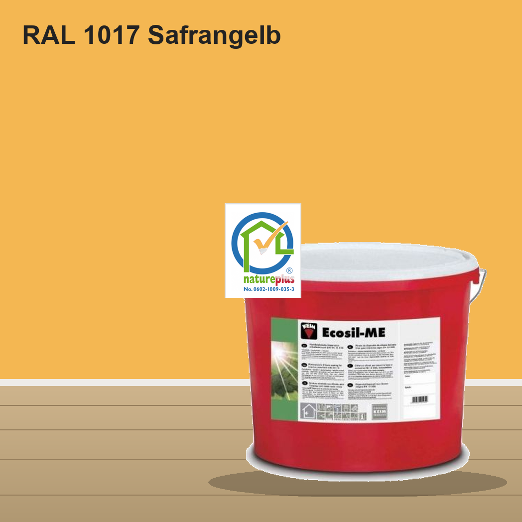 KEIM Ecosil-ME Wandfarbe RAL 1017 Safrangelb – mineralische Silikat-Innenfarbe, online kaufen bei Proma Farben