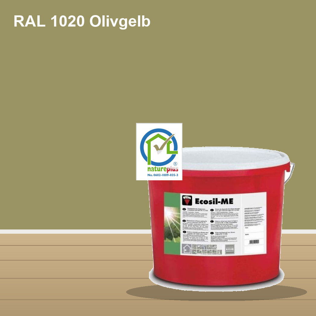 KEIM Ecosil-ME Wandfarbe RAL 1020 Olivgelb – mineralische Silikat-Innenfarbe, online kaufen bei Proma Farben