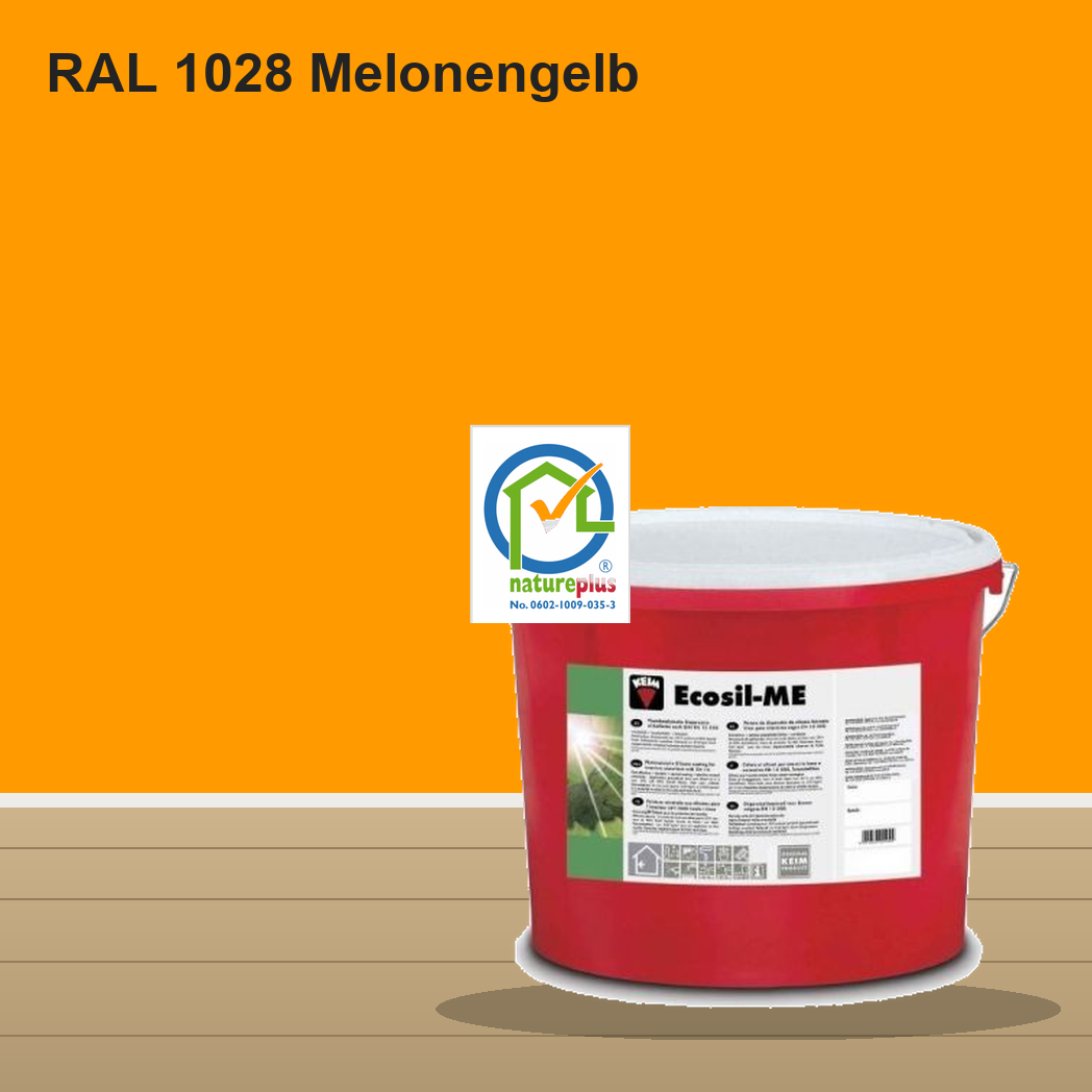 KEIM Ecosil-ME Wandfarbe RAL 1028 Melonengelb – mineralische Silikat-Innenfarbe, online kaufen bei Proma Farben