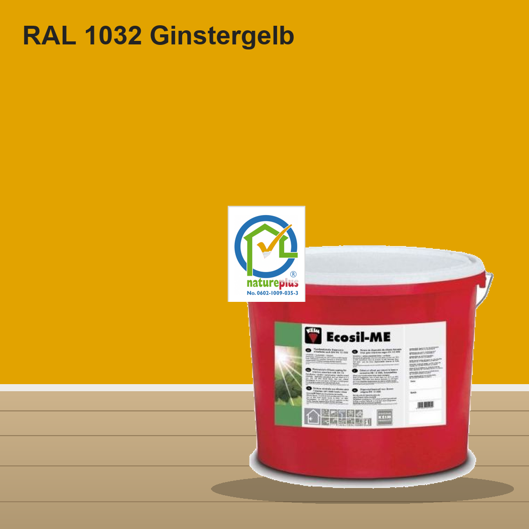 KEIM Ecosil-ME Wandfarbe RAL 1032 Ginstergelb – mineralische Silikat-Innenfarbe, online kaufen bei Proma Farben