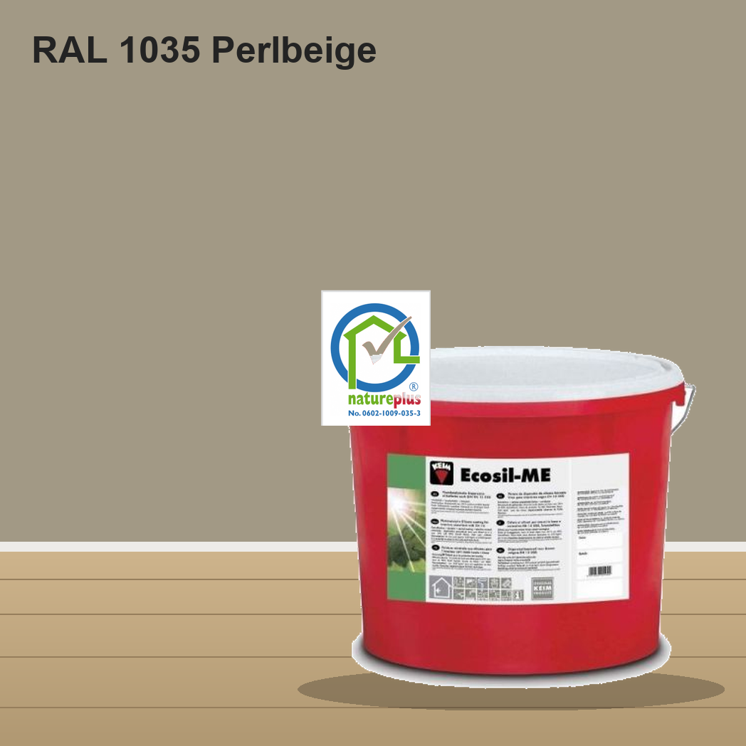 KEIM Ecosil-ME Wandfarbe RAL 1035 Perlbeige – mineralische Silikat-Innenfarbe, online kaufen bei Proma Farben