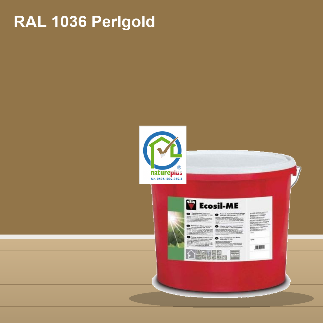 KEIM Ecosil-ME Wandfarbe RAL 1036 Perlgold – mineralische Silikat-Innenfarbe, online kaufen bei Proma Farben