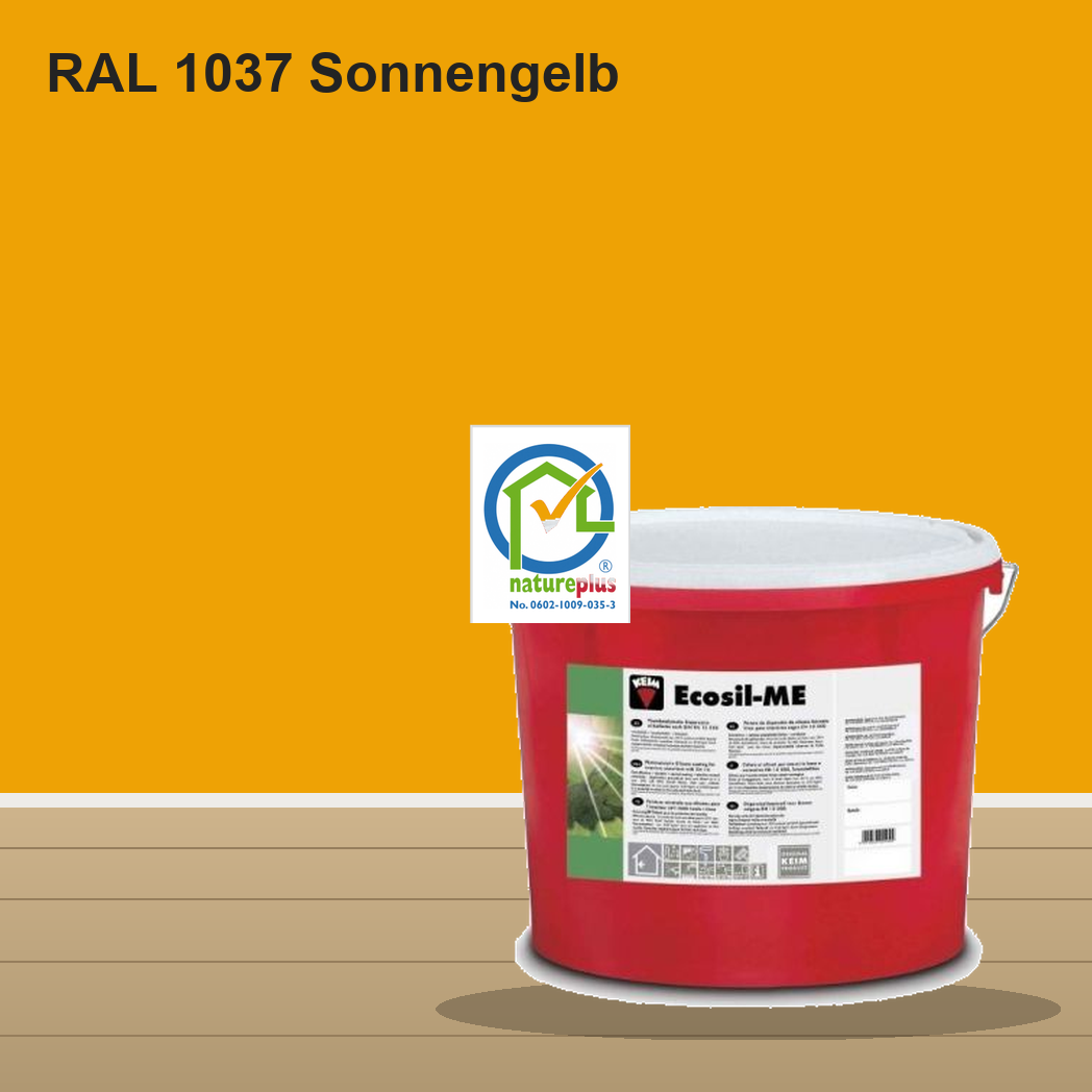 KEIM Ecosil-ME Wandfarbe RAL 1037 Sonnengelb – mineralische Silikat-Innenfarbe, online kaufen bei Proma Farben