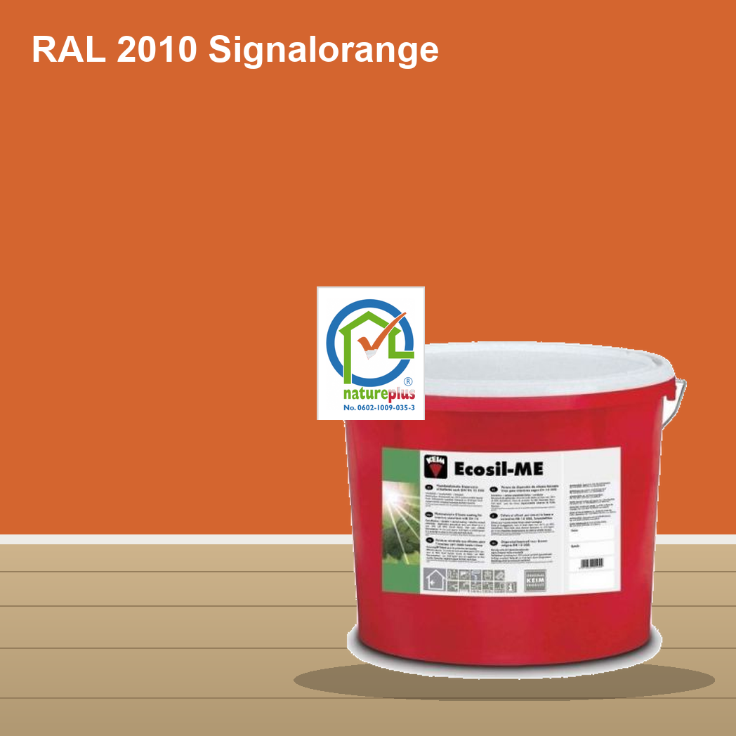 KEIM Ecosil-ME Wandfarbe RAL 2010 Signalorange – mineralische Silikat-Innenfarbe, online kaufen bei Proma Farben