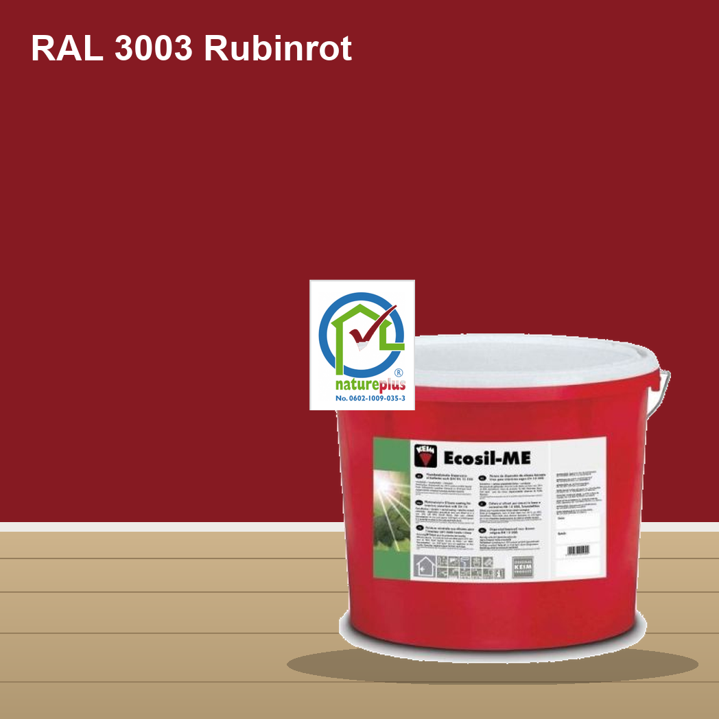 KEIM Ecosil-ME Wandfarbe RAL 3003 Rubinrot – mineralische Silikat-Innenfarbe, online kaufen bei Proma Farben
