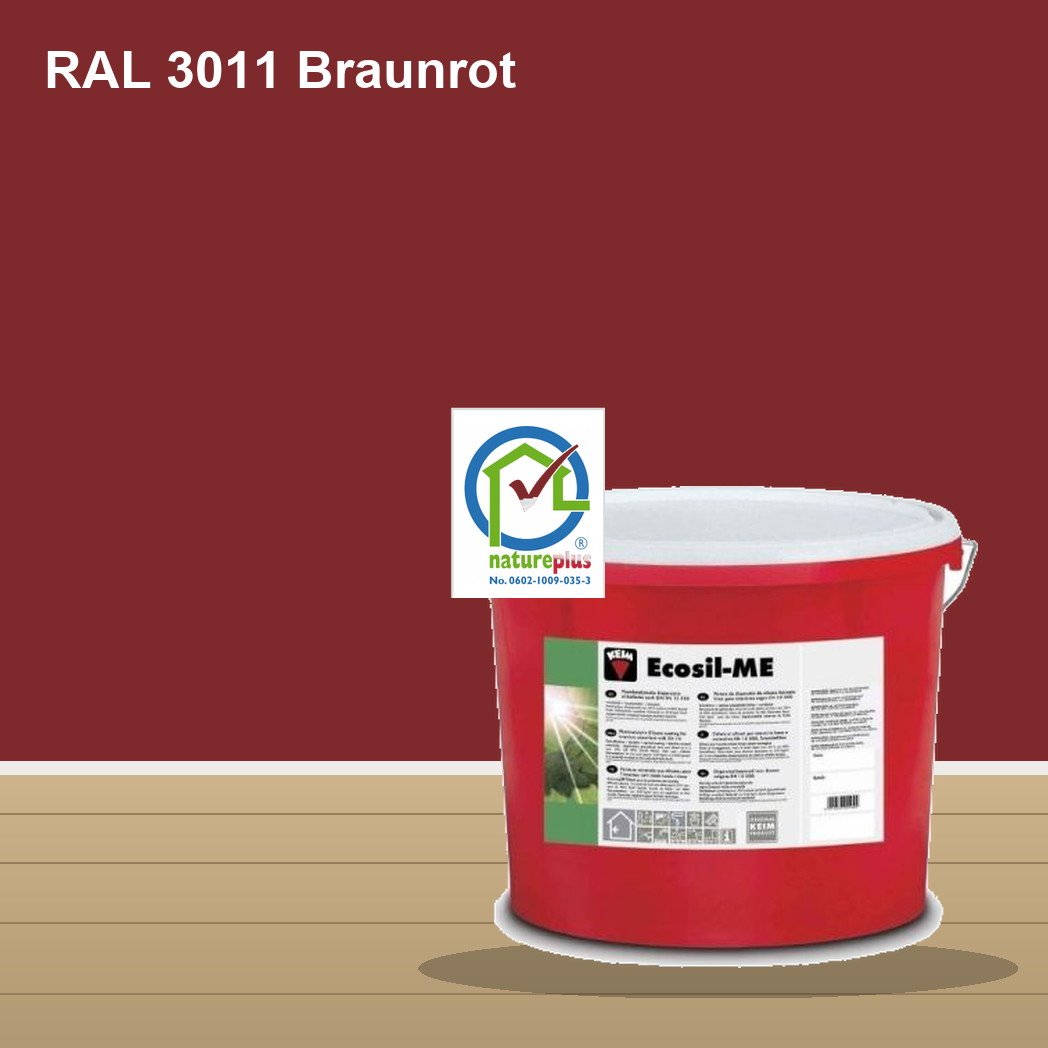 KEIM Ecosil-ME Wandfarbe RAL 3011 Braunrot – mineralische Silikat-Innenfarbe, online kaufen bei Proma Farben