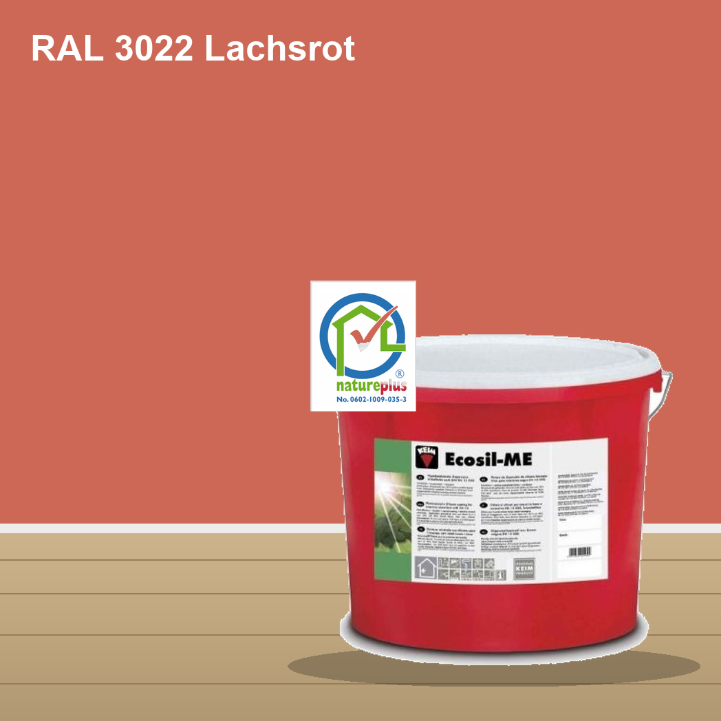 KEIM Ecosil-ME Wandfarbe RAL 3022 Lachsrot – mineralische Silikat-Innenfarbe, online kaufen bei Proma Farben