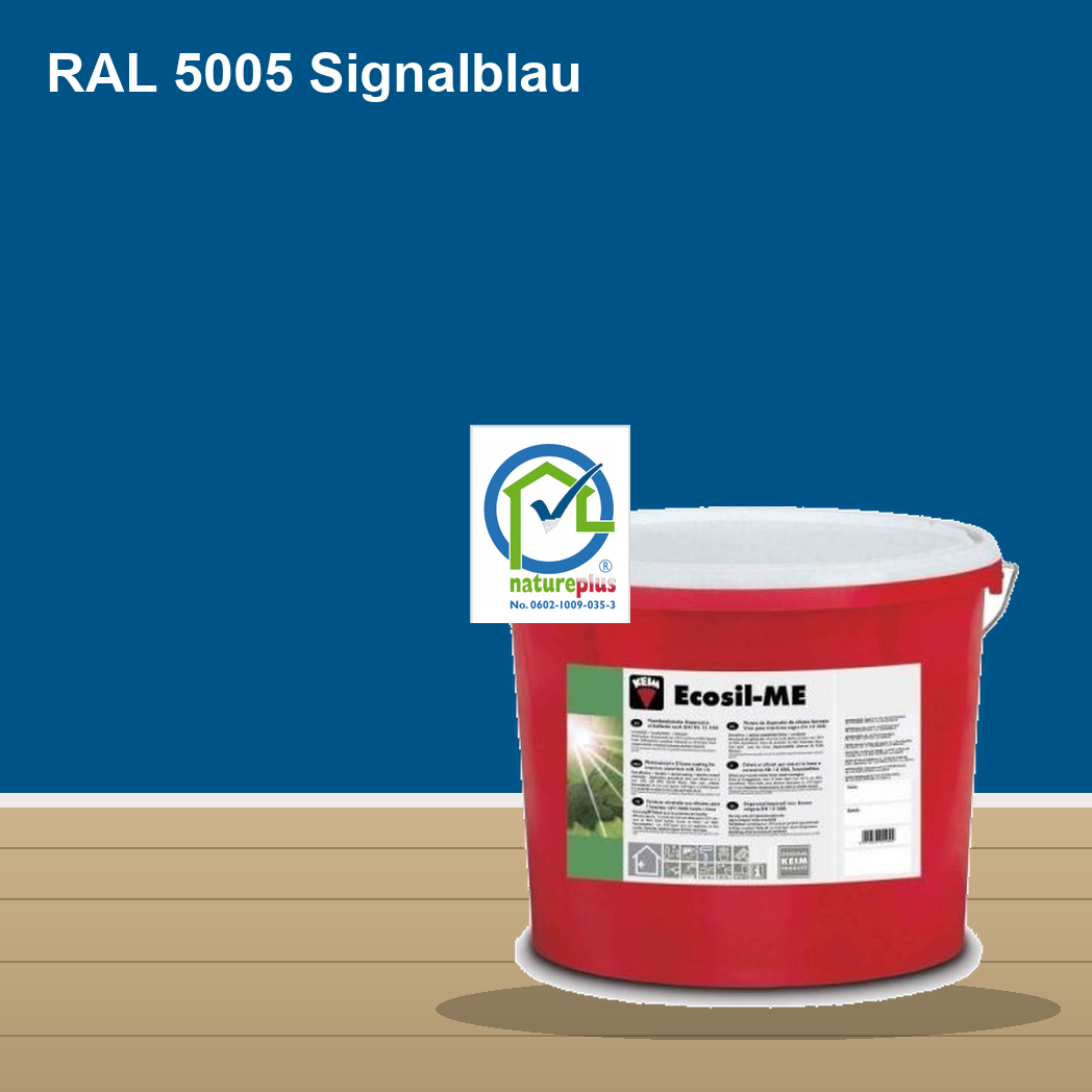 KEIM Ecosil-ME Wandfarbe RAL 5005 Signalblau – mineralische Silikat-Innenfarbe, online kaufen bei Proma Farben