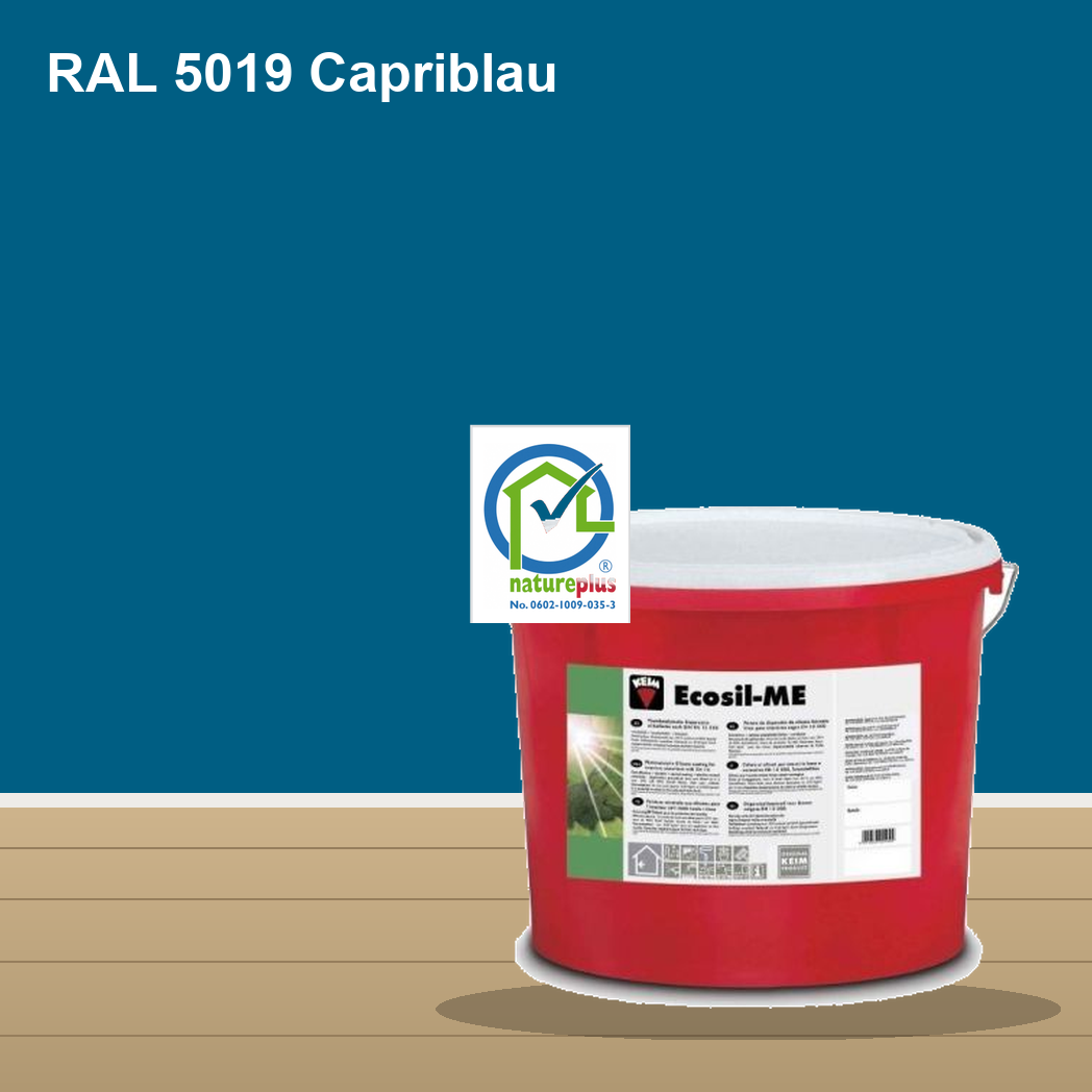 KEIM Ecosil-ME Wandfarbe RAL 5019 Capriblau – mineralische Silikat-Innenfarbe, online kaufen bei Proma Farben
