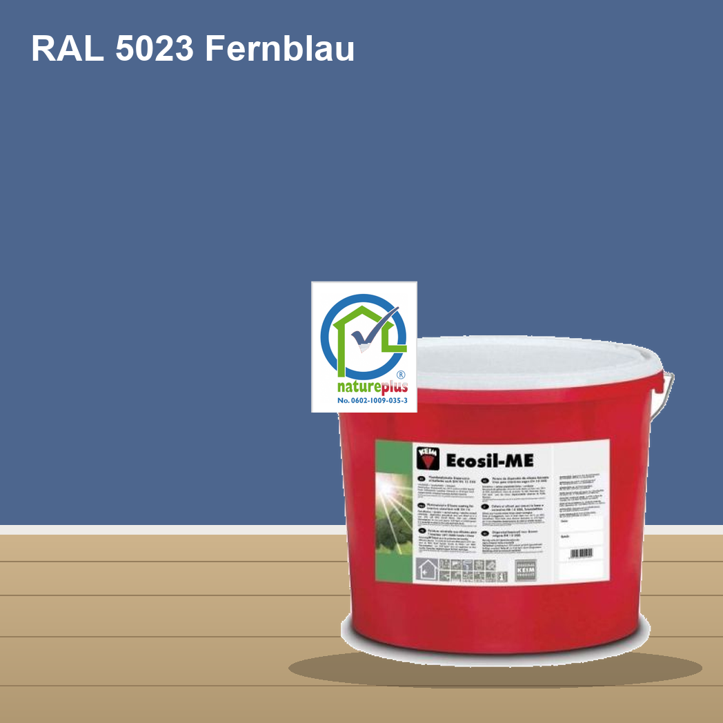 KEIM Ecosil-ME Wandfarbe RAL 5023 Fernblau – mineralische Silikat-Innenfarbe, online kaufen bei Proma Farben
