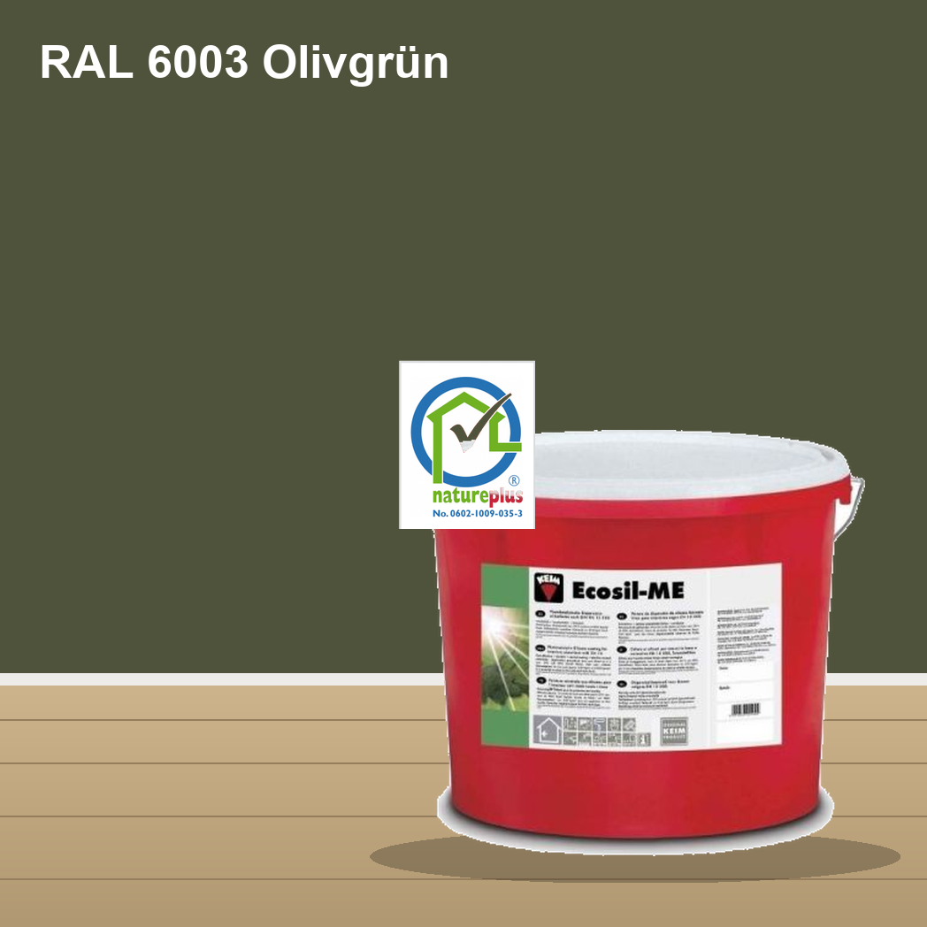 KEIM Ecosil-ME Wandfarbe RAL 6003 Olivgrün – mineralische Silikat-Innenfarbe, online kaufen bei Proma Farben