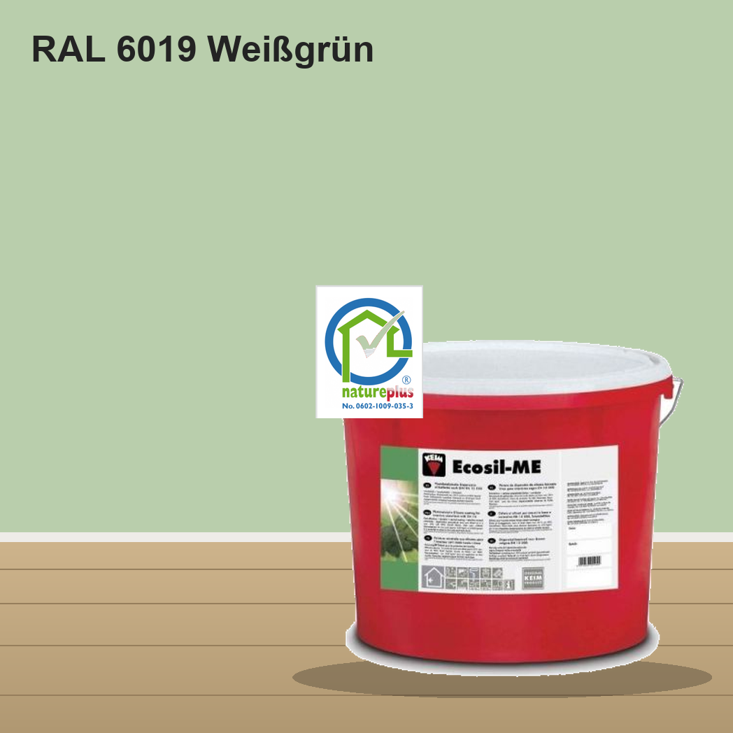 KEIM Ecosil-ME Wandfarbe RAL 6019 Weißgrün – mineralische Silikat-Innenfarbe, online kaufen bei Proma Farben
