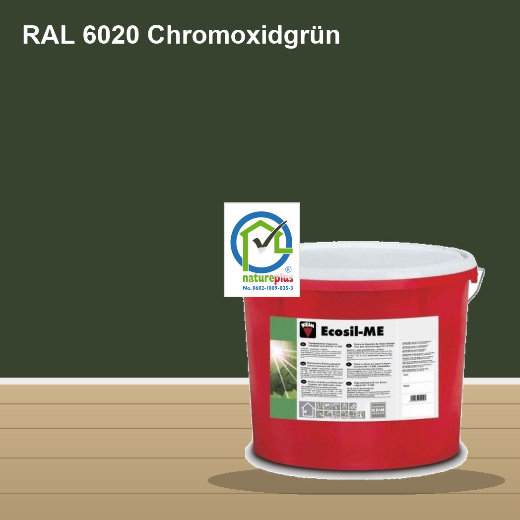KEIM Ecosil-ME Wandfarbe RAL 6020 Chromoxidgrün – mineralische Silikat-Innenfarbe, online kaufen bei Proma Farben