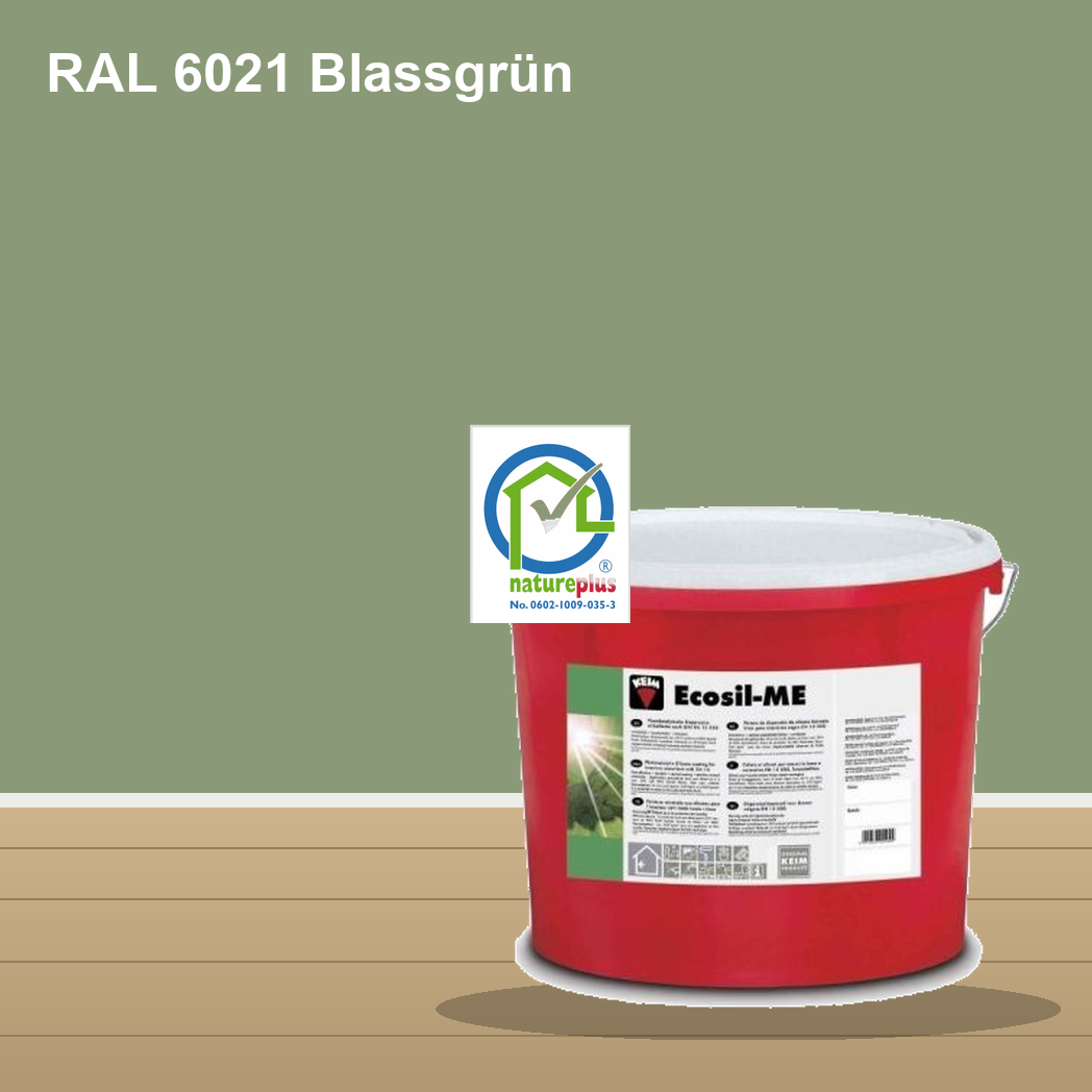 KEIM Ecosil-ME Wandfarbe RAL 6021 Blassgrün – mineralische Silikat-Innenfarbe, online kaufen bei Proma Farben