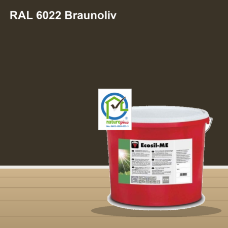 KEIM Ecosil-ME Wandfarbe RAL 6022 Braunoliv – mineralische Silikat-Innenfarbe, online kaufen bei Proma Farben