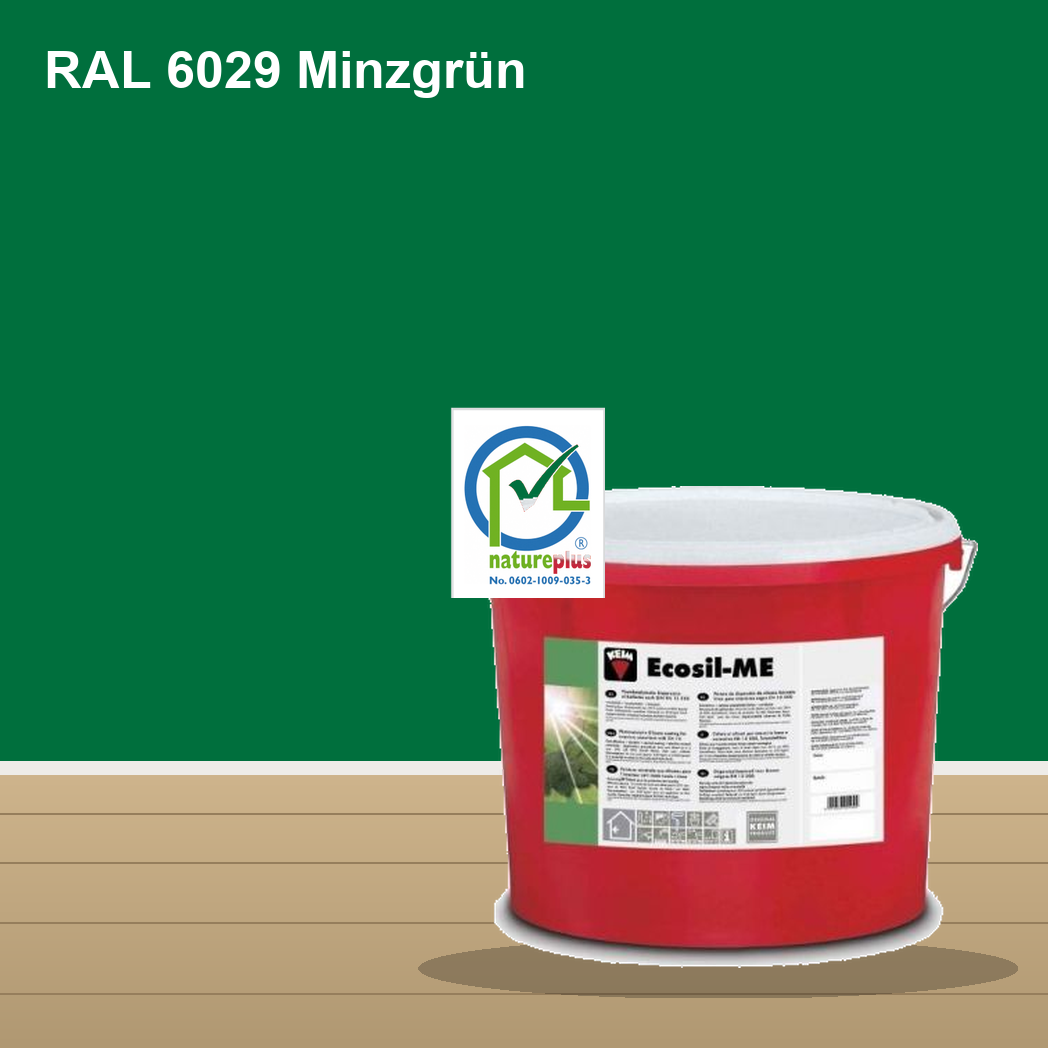 KEIM Ecosil-ME Wandfarbe RAL 6029 Minzgrün – mineralische Silikat-Innenfarbe, online kaufen bei Proma Farben