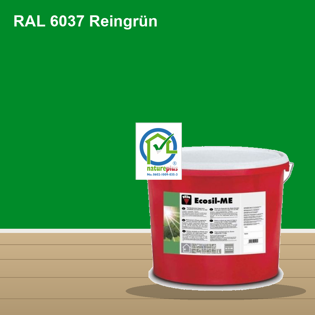 KEIM Ecosil-ME Wandfarbe RAL 6037 Reingrün – mineralische Silikat-Innenfarbe, online kaufen bei Proma Farben