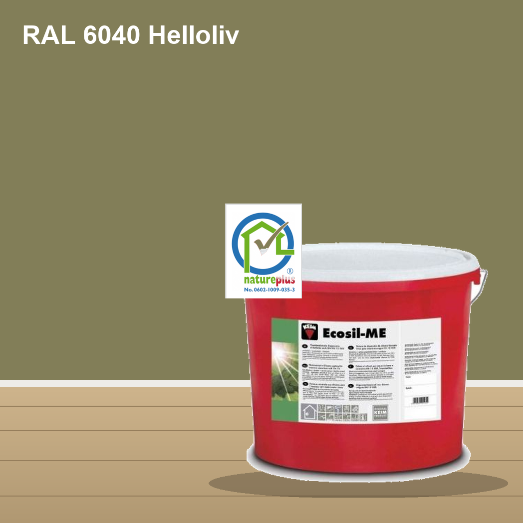 KEIM Ecosil-ME Wandfarbe RAL 6040 Helloliv – mineralische Silikat-Innenfarbe, online kaufen bei Proma Farben