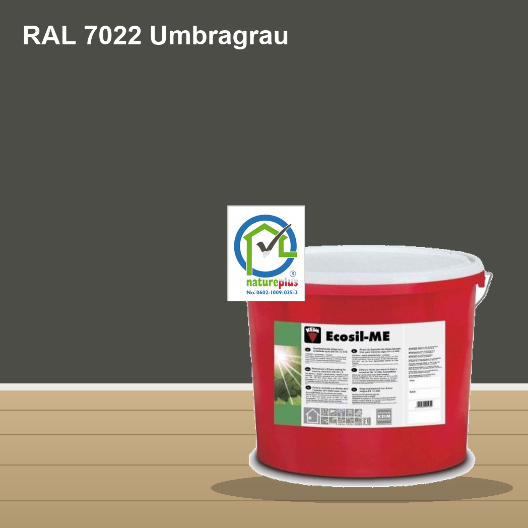 KEIM Ecosil-ME Wandfarbe RAL 7022 Umbragrau – mineralische Silikat-Innenfarbe, online kaufen bei Proma Farben