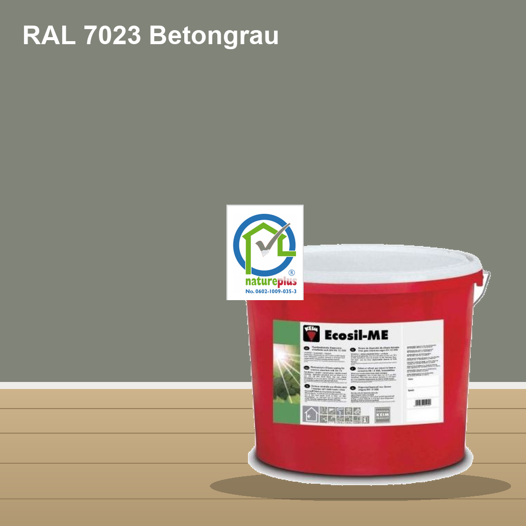 KEIM Ecosil-ME Wandfarbe RAL 7023 Betongrau – mineralische Silikat-Innenfarbe, online kaufen bei Proma Farben