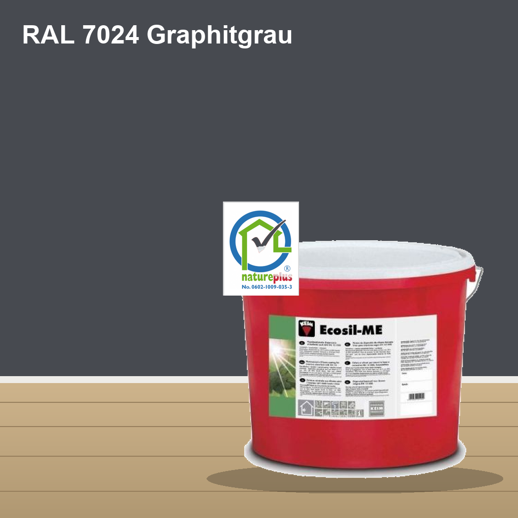 KEIM Ecosil-ME Wandfarbe RAL 7024 Graphitgrau – mineralische Silikat-Innenfarbe, online kaufen bei Proma Farben