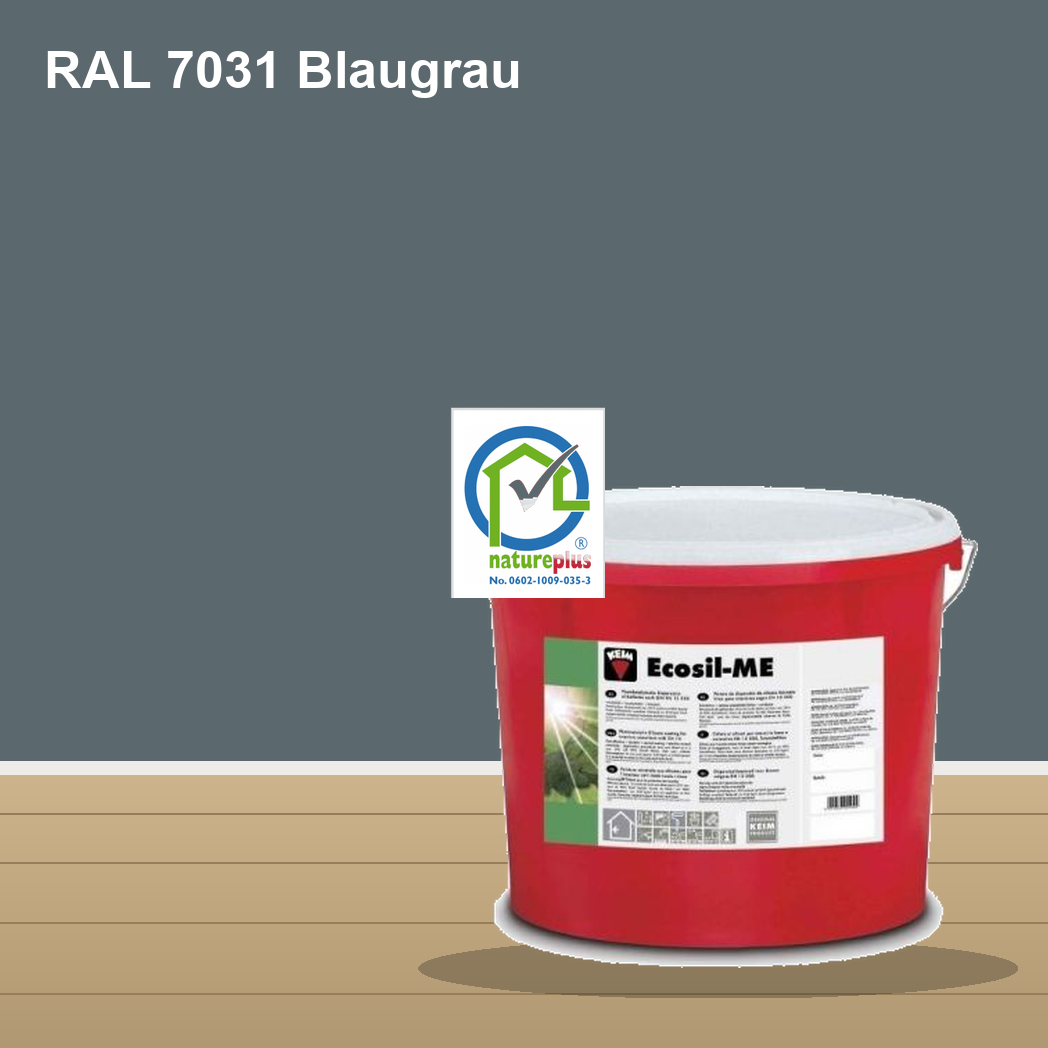 KEIM Ecosil-ME Wandfarbe RAL 7031 Blaugrau – mineralische Silikat-Innenfarbe, online kaufen bei Proma Farben