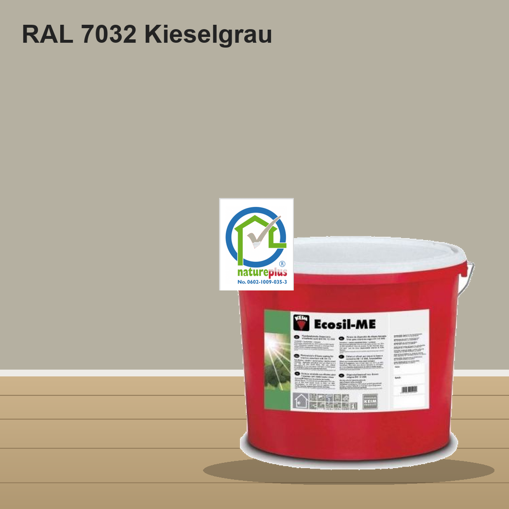 KEIM Ecosil-ME Wandfarbe RAL 7032 Kieselgrau – mineralische Silikat-Innenfarbe, online kaufen bei Proma Farben