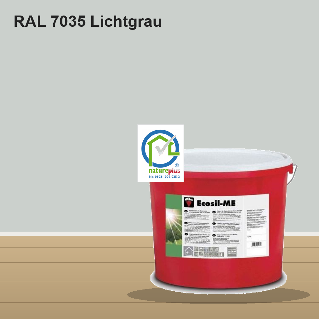 KEIM Ecosil-ME Wandfarbe RAL 7035 Lichtgrau – mineralische Silikat-Innenfarbe, online kaufen bei Proma Farben