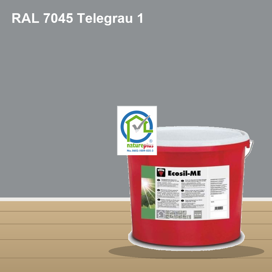 KEIM Ecosil-ME Wandfarbe RAL 7045 Telegrau 1 – mineralische Silikat-Innenfarbe, online kaufen bei Proma Farben