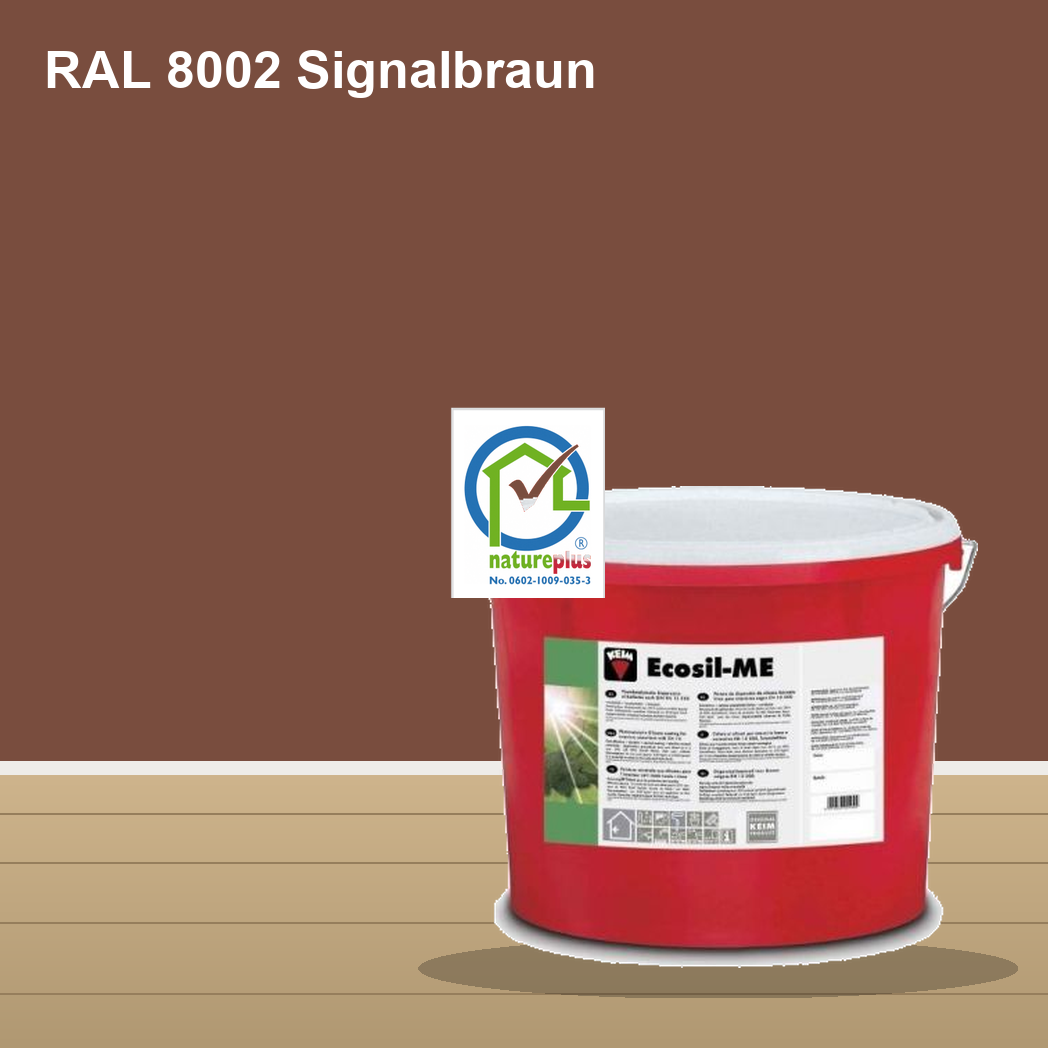 KEIM Ecosil-ME Wandfarbe RAL 8002 Signalbraun – mineralische Silikat-Innenfarbe, online kaufen bei Proma Farben