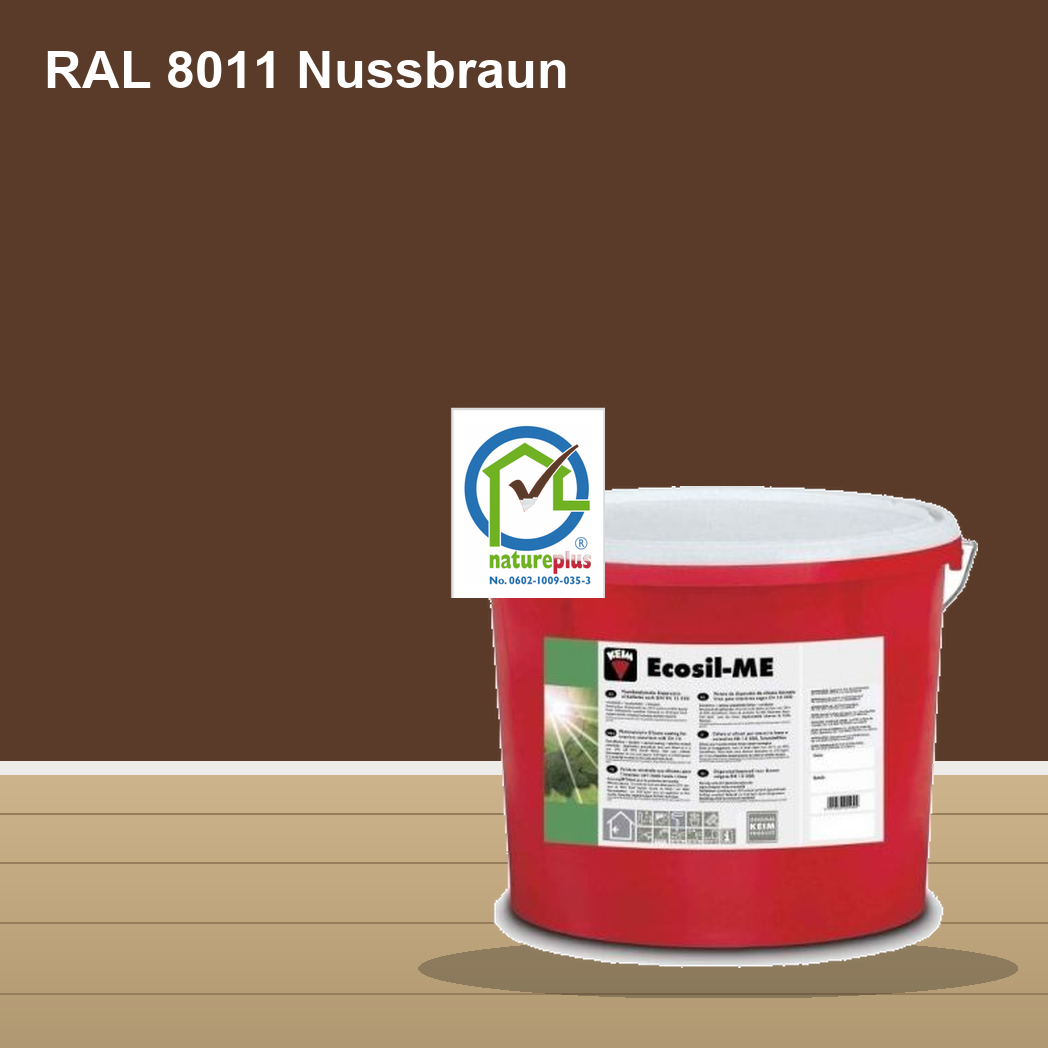 KEIM Ecosil-ME Wandfarbe RAL 8011 Nussbraun – mineralische Silikat-Innenfarbe, online kaufen bei Proma Farben