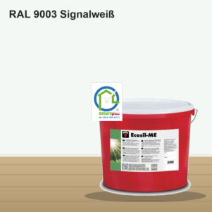 KEIM Ecosil-ME Wandfarbe RAL 9003 Signalweiß – mineralische Silikat-Innenfarbe, online kaufen bei Proma Farben