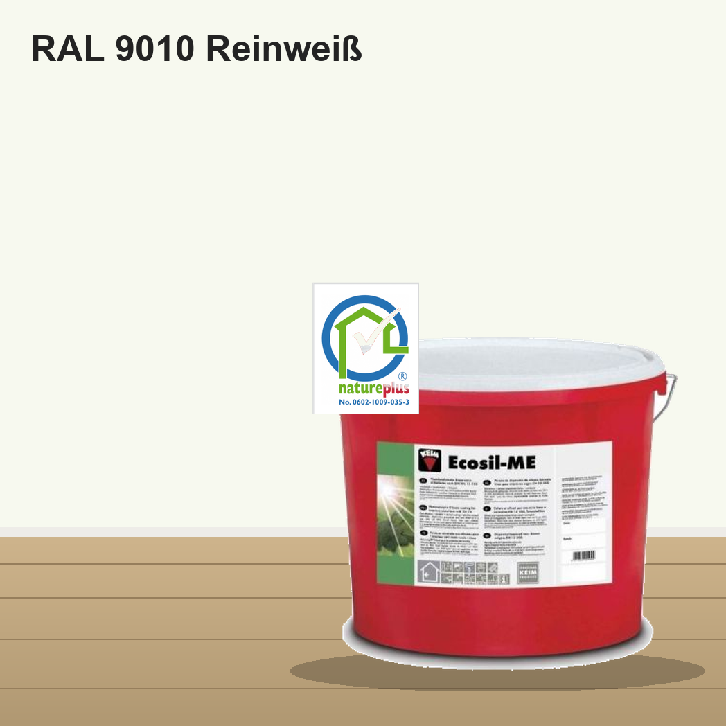 KEIM Ecosil-ME Wandfarbe RAL 9010 Reinweiß – mineralische Silikat-Innenfarbe, online kaufen bei Proma Farben